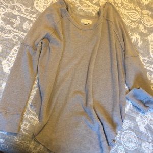 TNA long sleeve waffle shirt